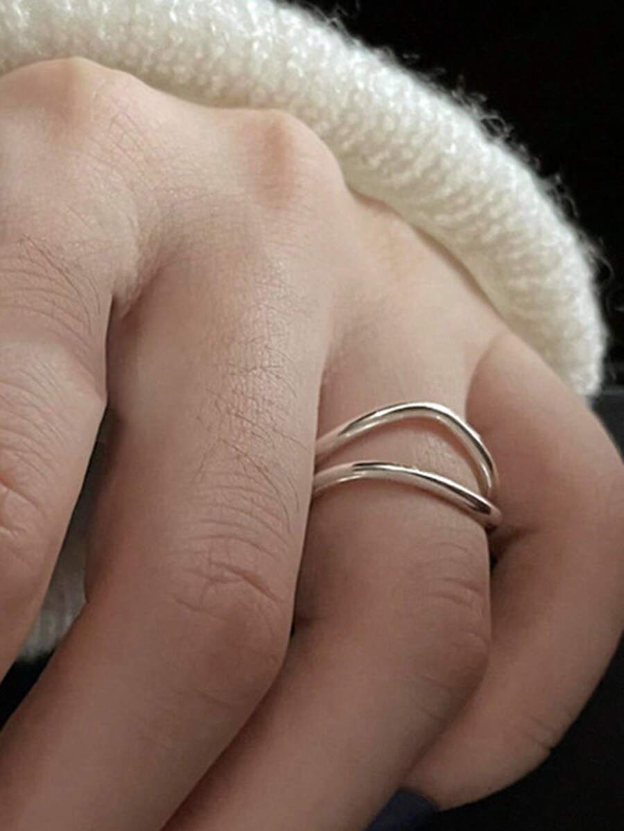 1個 ファッショナブル 銅 ミニマリスト 女性用 用 友達の ギフト カフリング