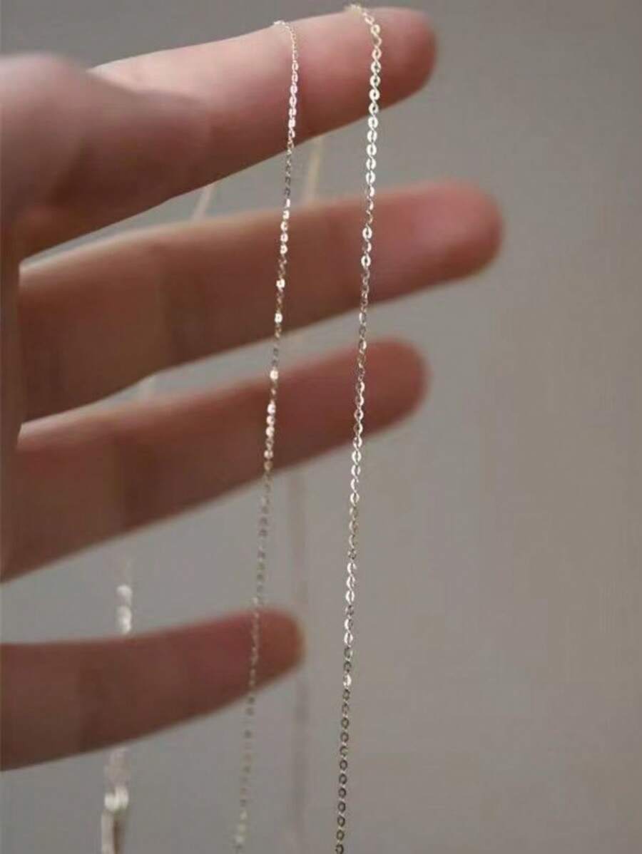 1個 レディース調整可能な繊細なミニマリストネックレス、多用途ファッションの鎖骨チェーン