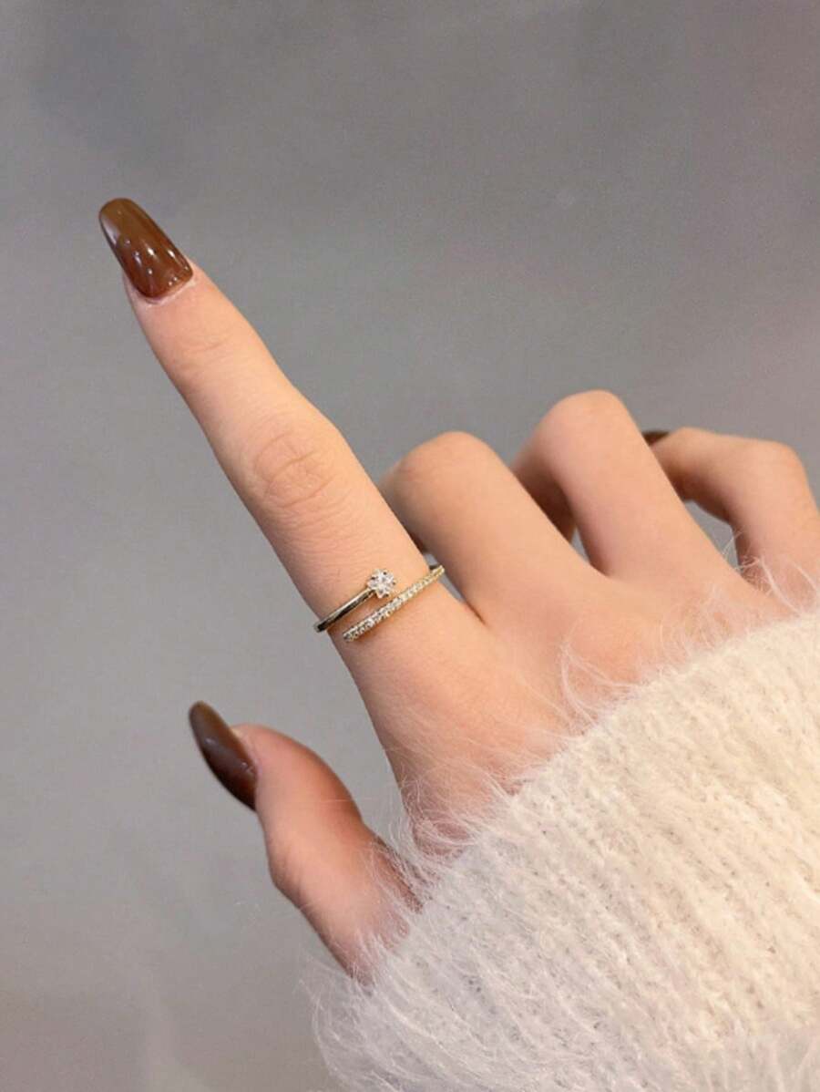 ラインストーン装飾カフリング