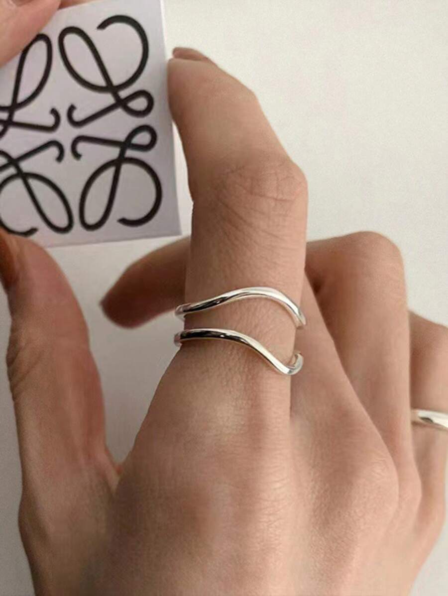 1個 ファッショナブル 銅 ミニマリスト 女性用 用 友達の ギフト カフリング