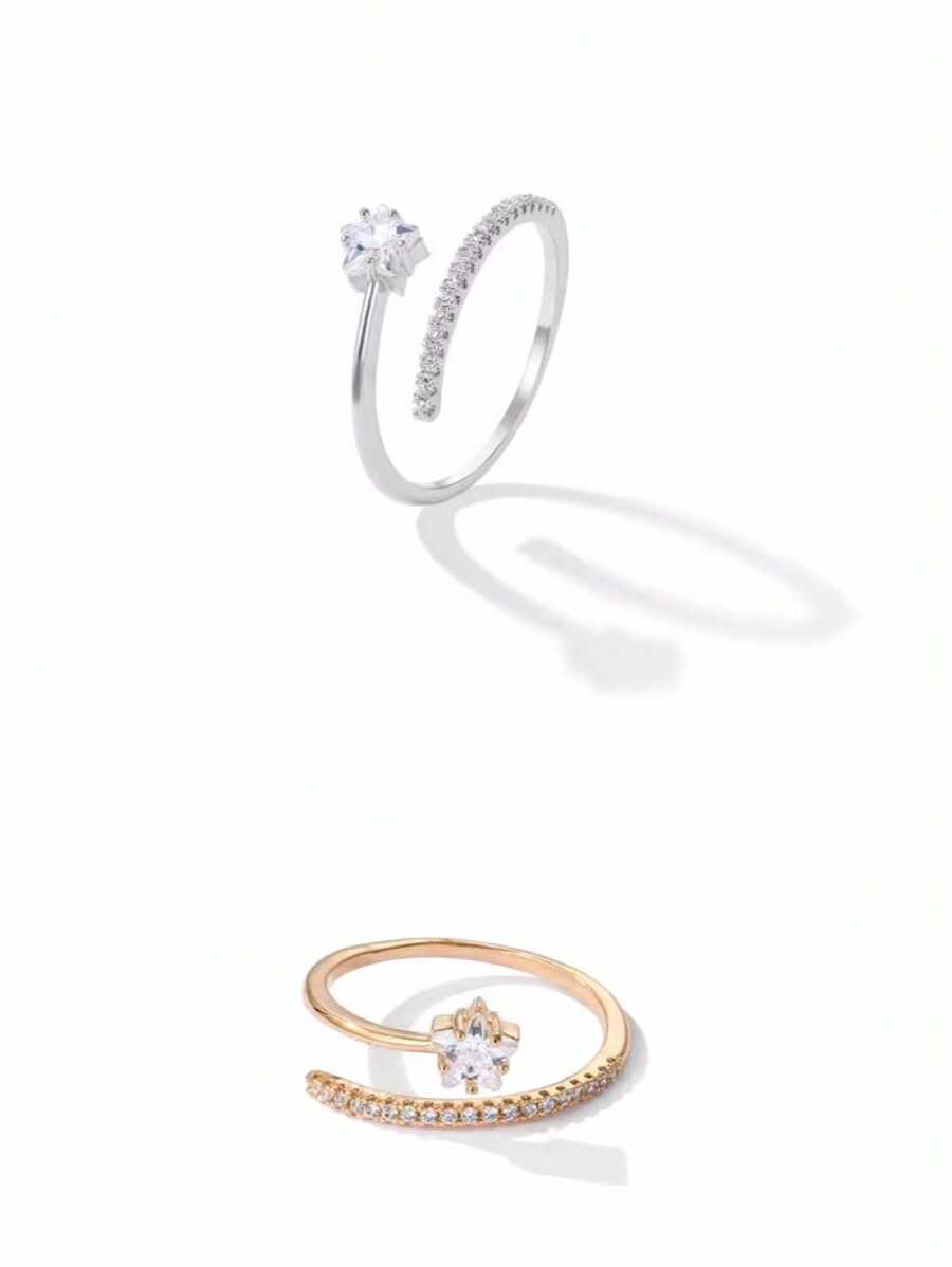 ラインストーン装飾カフリング