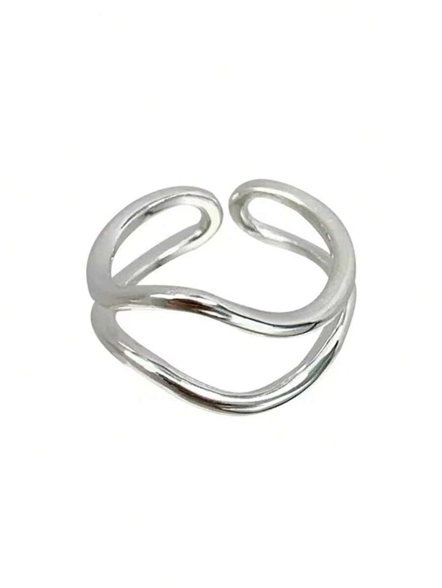 1個 ファッショナブル 銅 ミニマリスト 女性用 用 友達の ギフト カフリング