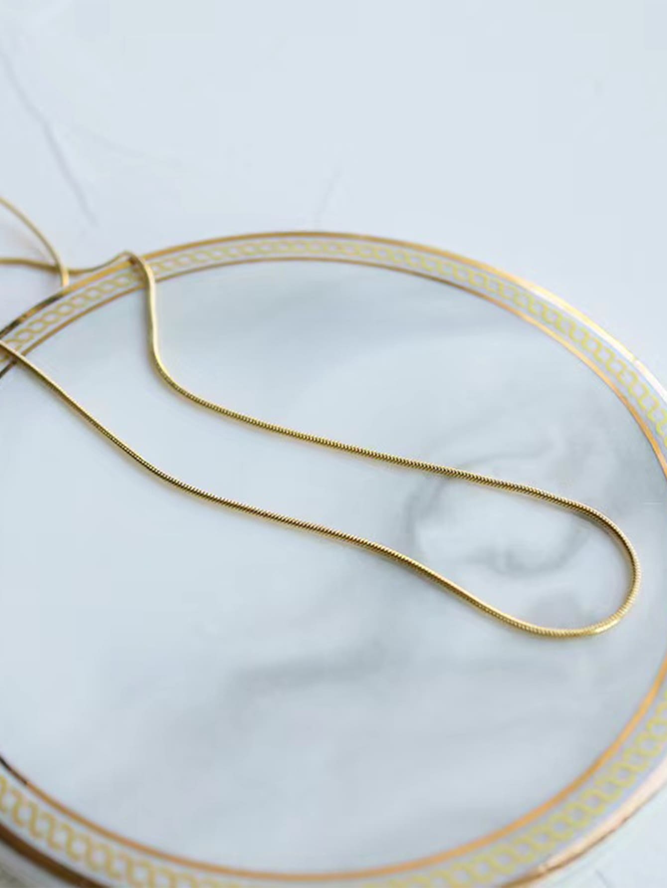 ミニマリスト チェーンネックレス