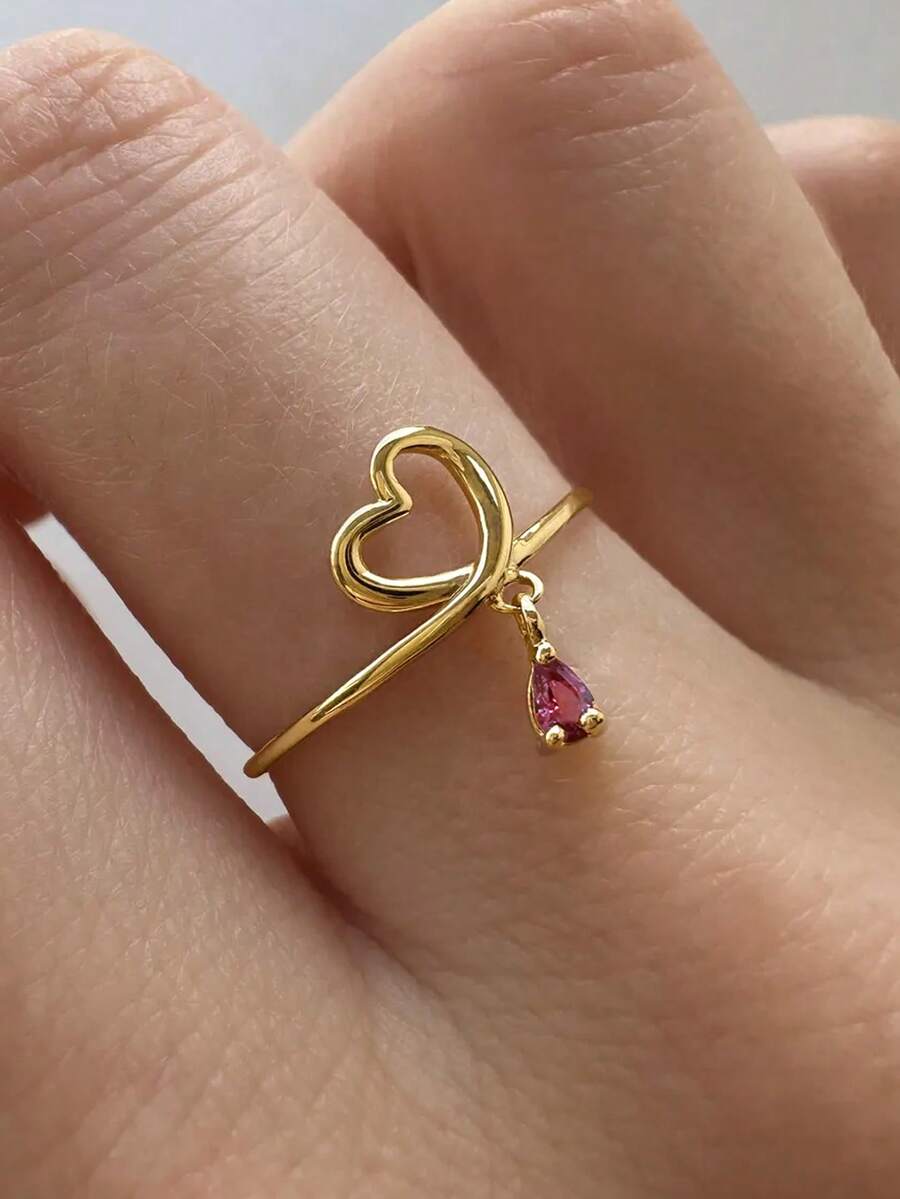 エレガントなクロス デザイン ラインストーン 銅&シルバーカラーのオープンリング、日常、パーティー、集まりに適しています