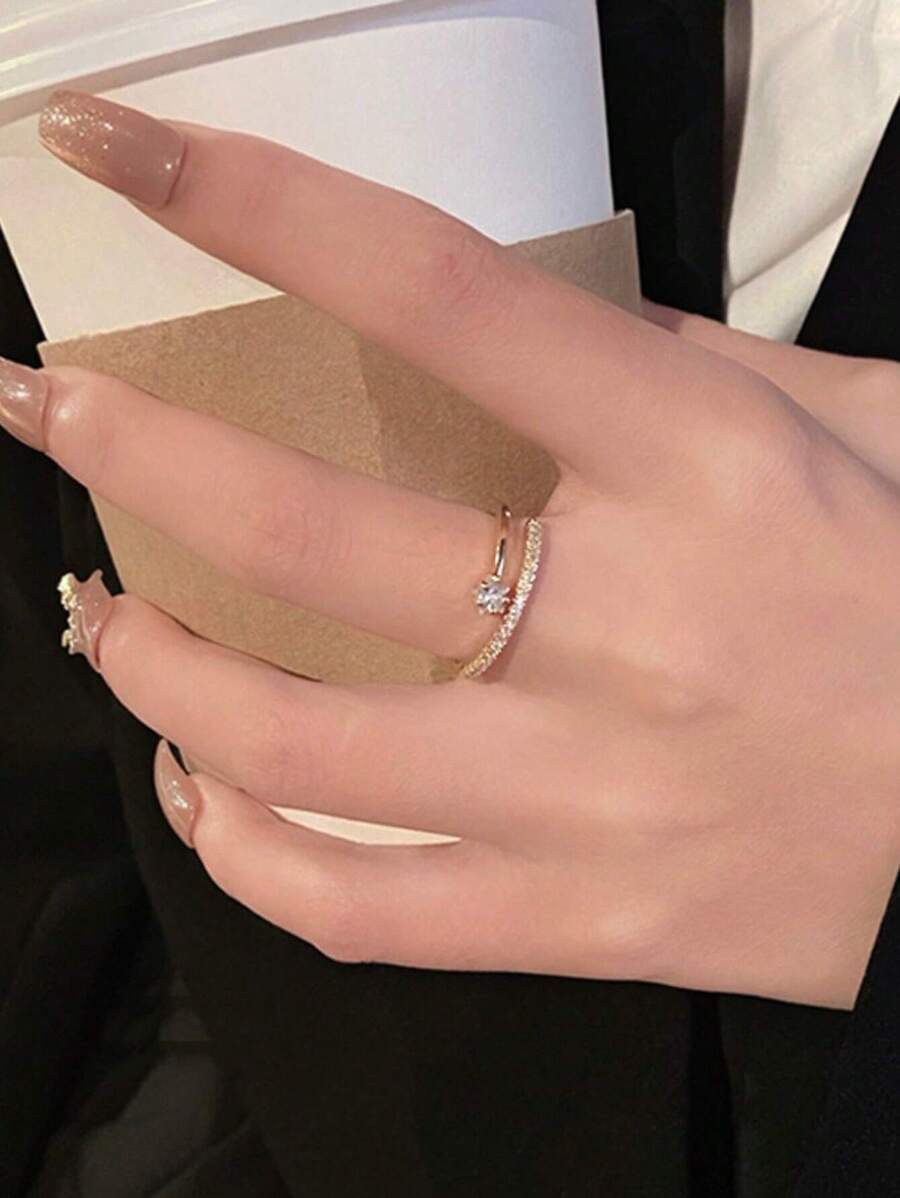 ラインストーン装飾カフリング