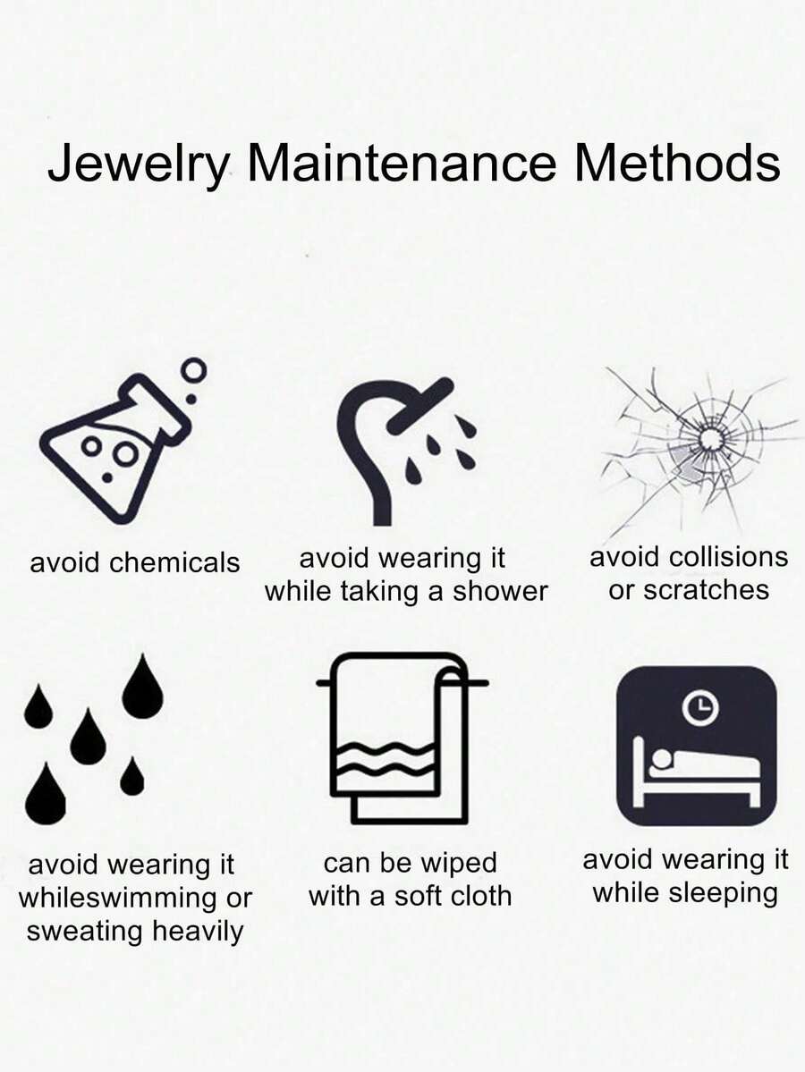 シンプルでエレガントなライトラグジュアリー馬蹄型鉄製ダイヤモンド インレイ プレーンリング ブレスレットセット、女性の日常着に適しています(水に触れないでください)