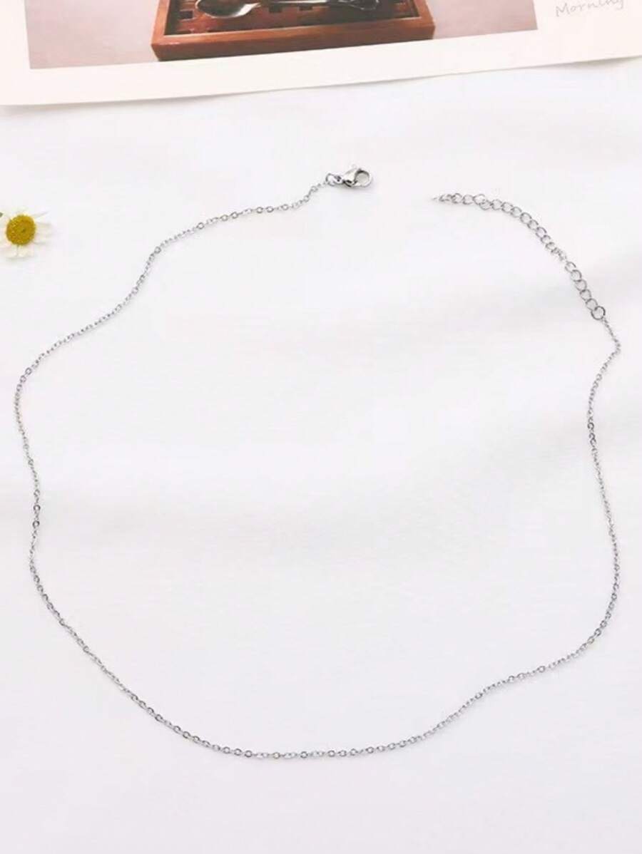 1個 レディース調整可能な繊細なミニマリストネックレス、多用途ファッションの鎖骨チェーン