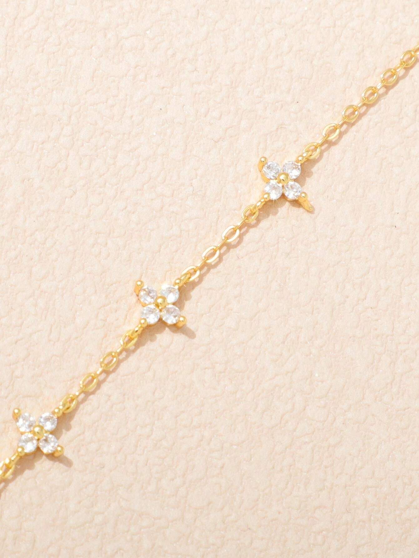 1個 ファッショナブルなステンレスダイヤモンド入り女性用ブレスレット、デイリーウェアに適しています