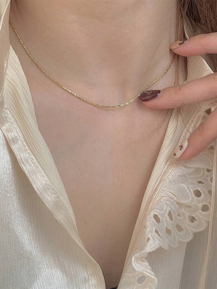 ミニマリスト チェーンネックレス