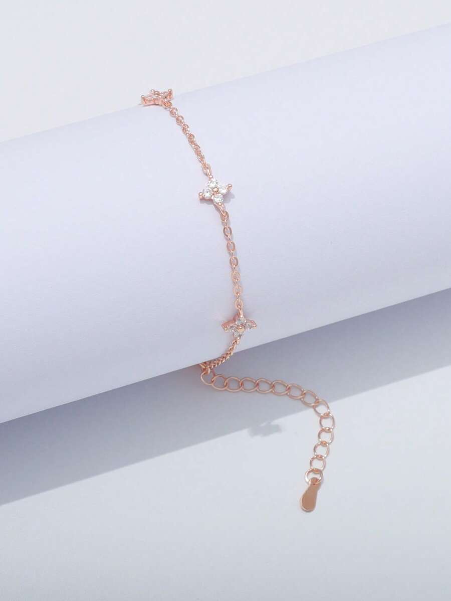 1個 ファッショナブルなステンレスダイヤモンド入り女性用ブレスレット、デイリーウェアに適しています