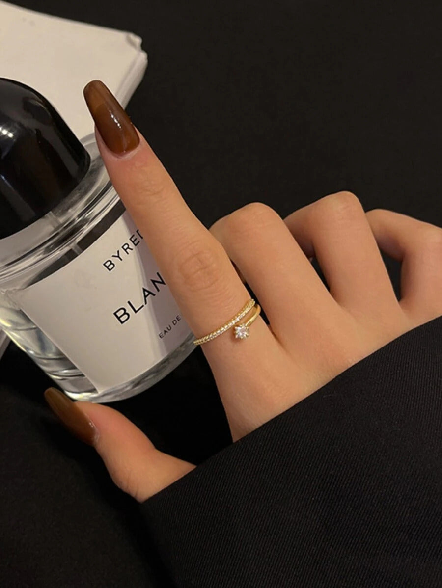 ラインストーン装飾カフリング